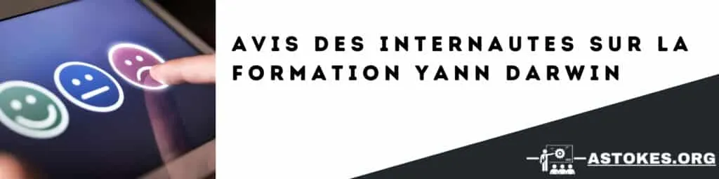avis des internautes sur la formation yann darwin